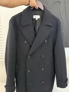 Reiss Men’s Coat Large Navy $650 - Picture 1 of 11