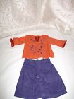 AMERICAN GIRL DOLL CLOTHING "JULIE'S DOG WALKING OUTFIT"2 PC-NEW-EXCELLENT.COND.