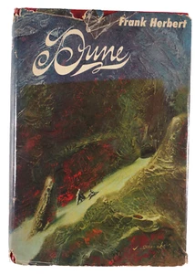 DUNE Frank Herbert 1965 Original DJ Hardcover HCDJ Book Club Edition vintage U20 - Imagen 1 de 16