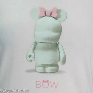 Disney Hanes Small Pink Blank and Bow A Love Story Vinylmation T Shirt - Picture 1 of 7