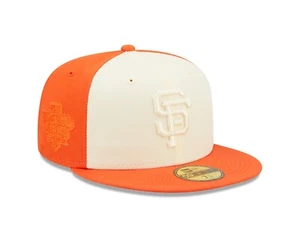 San Francisco Giants New Era Tonal 2 Tone Orange/ Cream 59fifty Fitted Hat - Picture 1 of 7