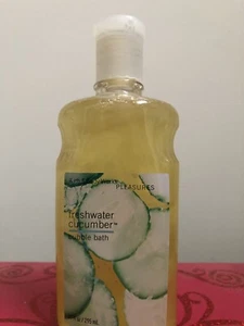Bath & Body Works FRESHWATER CUCUMBER 10 oz LUXURY Bubble Bath VERY RARE - Picture 1 of 2