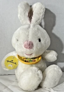 New with tags 2010 Hallmark Happy Easter Bunny Rabbit Plush - Picture 1 of 8