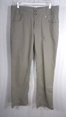 Pantalones informales Cabelas para mujer talla 12 mezcla de algodón detalle bordado bolsillos Foto 1 de 4