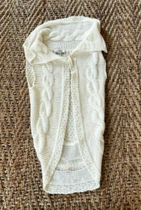 Bebe White Sweater Vest S - Picture 1 of 12