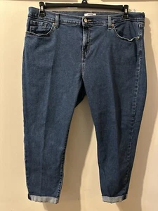 Denizen From Elvis Jeans Womens 18/W34 Blue Boyfriend - Picture 1 of 10