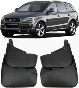 Genuine Front & Rear Splash Guards Mud Flaps For 2007-2015 Audi Q7 S-Line SQ7 - Picture 1 of 7