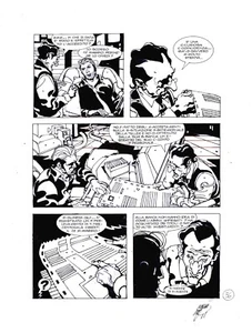 N. MARI - Tavola originale Nathan Never n.56 "La storia di Kathy Teller" p. 36 - Picture 1 of 1