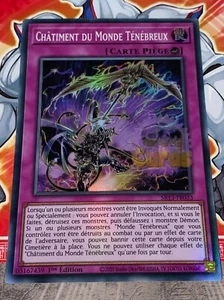 Carte Yu Gi Oh CHATIMENT DU MONDE TENEBREUX SR13-FR033 - Picture 1 of 1