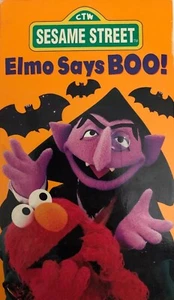 Sesame Street-Elmo Says Boo [VHS] -tested-rare Retro Collectible-Ships N 24 Std. - Bild 1 von 12