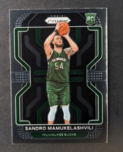 2021-22 Panini Prizm Basketball #293 Sandro Mamukelashvili RC Milwaukee Bucks - Bild 1 von 2