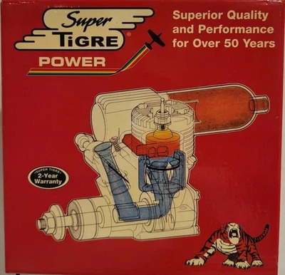 Super Tigre G61 ABC R/C Engine With Muffler SUPG0181 (New) - Image 1 of 4