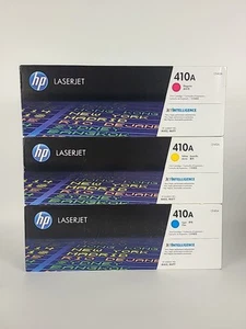 Cartucce toner originali HP CF411A, CF412A, CF413A LaserJet Pro M452, M477 - Foto 1 di 12
