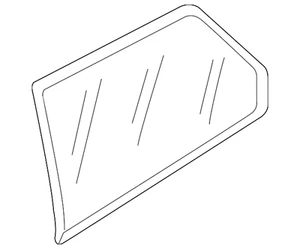 Genuine Volkswagen Quarter Glass 5GM-845-042-A-NVB - Picture 1 of 2