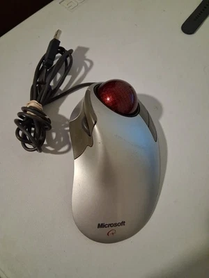 MICROSOFT TRACKBALL EXPLORER 1.0 PS2 USB COMPATIBLE WORKS GREAT - Image 1 of 4