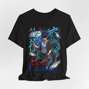 Epic Solo Leveling Unisex Tee | Gamer Fashion, Anime Shirt, Casual Wear, [...] - Picture 1 of 14