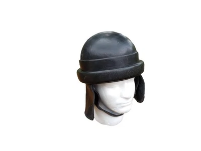 CASCO CISTERNA DE CUERO MILITAR ITALIANO M-35 DE LA SEGUNDA GUERRA MUNDIAL O POSGUERRA ORIGINAL 1964 Foto 1 de 4