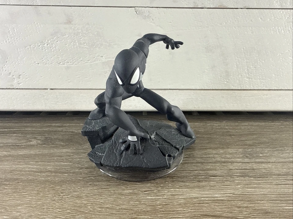 Disney Infinity 2.0 Traje Simbionte Negro Spiderman Figura PS3 PS4 Wii U XBOX One Foto 1 de 2
