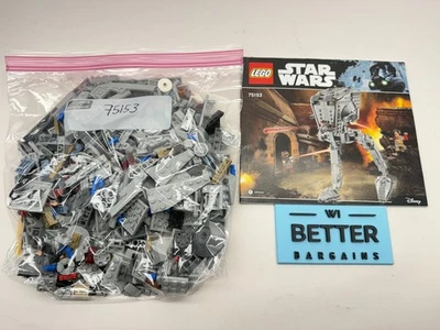 Lego Star Wars 75153 AT-ST Walker 100% Complete with Minifigs, Instructions - Image 1 of 4