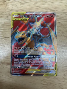 Pokemon TCG Charizard & Braixen GX 212/236 Tag Team Cosmic Eclipse Full Art NM-M - Bild 1 von 10
