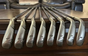 TaylorMade Rocketballz Iron Set 4-PW, AW Regular Flex Steel, New Champkey Grips! - Picture 1 of 16