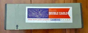 Vintage 50 Marble Double Eagle Motion Picture Projection Carbons Box 7MM x 9" - Picture 1 of 2