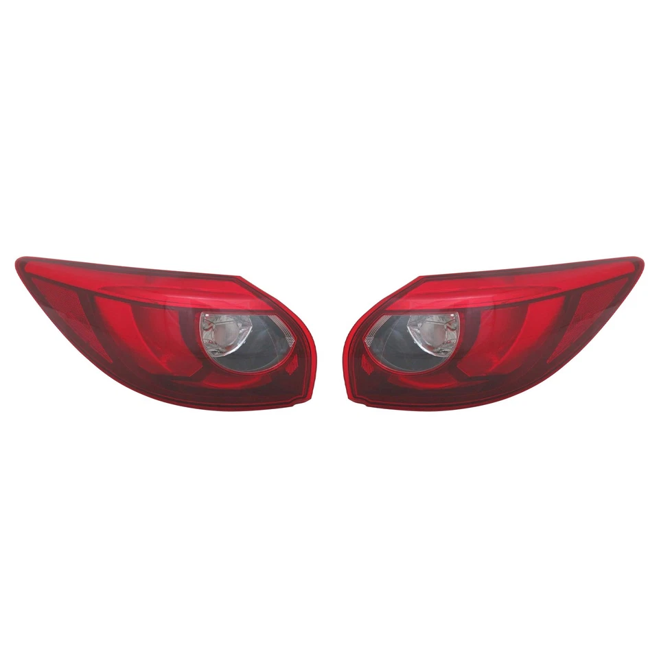 TYC Left Right & Outer Tail Light Lamp Assembly Set for Mazda CX-5 Sport Utility - Image 1 of 1