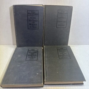Lake English Classics set of 4 literature books Gaskell, Reade, Shakespeare K - Picture 1 of 10