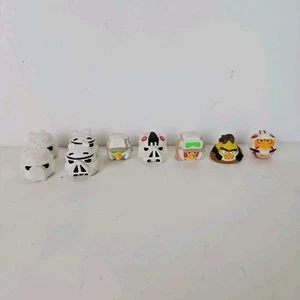 STAR WARS Telepods ANGRY BIRDS Figures LOT Of 9 Storm Troopers Vinyl Yellow Bird - Picture 1 of 7