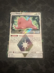 Pokémon Ditto Prism Star 154/214 Lost Thunder - Picture 1 of 3