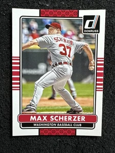 MAX SCHERZER #89 2015 Donruss Baseball QTY Washington Nationals - Picture 1 of 2
