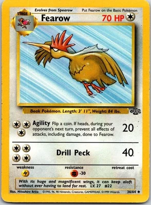 Fearow Uncommon Jungle Unlimited 36/64 HP - Image 1 of 2