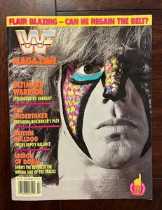 WWF Magazine July 1992 Ultimate Warrior  Papa Shango WWE VTG - Picture 1 of 4