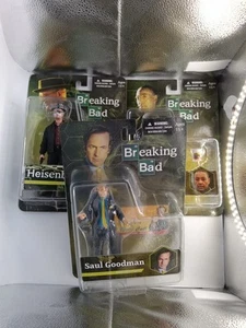 Breaking Bad Collectable Mezco Figures Bundle Saul Goodman, Heisenberg and Gus - Picture 1 of 7