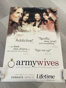 ¡Muy raro! ARMY WIVES 24X36 Póster Original 1ª Temporada Canal de por Vida - Imagen 1 de 2