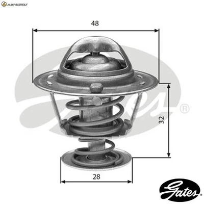 THERMOSTAT KÜHLMITTEL TH32576G1 FÜR TOYOTA NISSAN 100NX SENTRA/II/Traveller/IV - Image 1 of 4