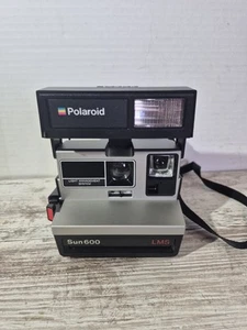 Polaroid Sun 600 LMS Instant Film Camera With Strap And Case Tested - Working - Picture 1 of 6