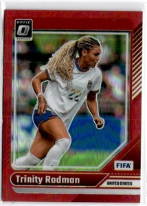 Trinity Rodman 202 4-25 Panini Donruss Optic Red Prizm #175 USWNT #055/299 - Picture 1 of 2