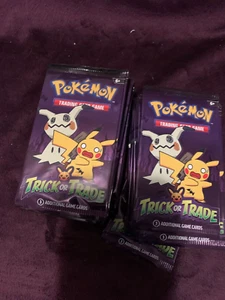 POKEMAN TRICK or TRADE, 57 packages of unopened game cards  w free shipping - Picture 1 of 6