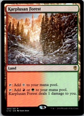 Karplusan Forest Commander 2016 Regular MTG NM - Image 1 of 2
