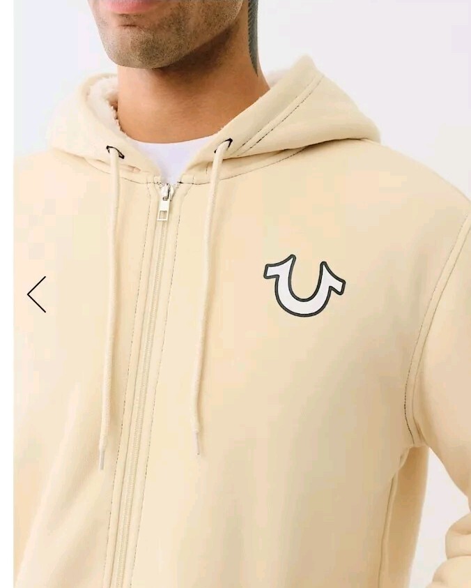True Religion フード付きパーカー L ベージュ True Religion Beige Hoodies & Sweatshirts for Men for Sale