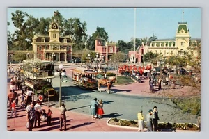 Postcard Disneyland Town Square Anaheim California A4 Main Street - Bild 1 von 2