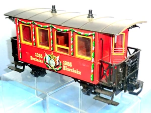 LEHMANN LGB G GAUGE MODEL No. XXX 4 WHEEL COACH 150 YEAR ANNIVERSARY EDITION. - Picture 1 of 11