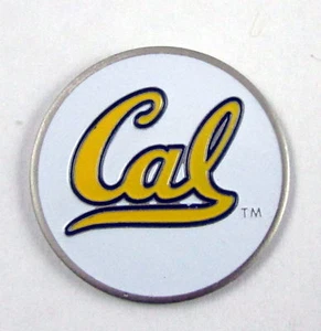 5 NCAA Collegiate Golf Ballmark Ballmarker Ball mark ballmark California White Y - Picture 1 of 1