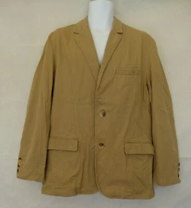 Old Navy Men’s Classic Tailored Two Button Sport Denim Coat Jacket Size L - Picture 1 of 12