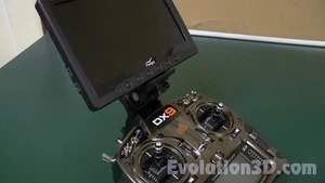 Deluxe Spektrum DX9 Adjustable Quick Release FPV LCD Monitor Mount - Picture 1 of 8