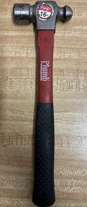 Plumb Ball Peen Hammer 16 Oz Fiberglass Handle - Picture 1 of 9