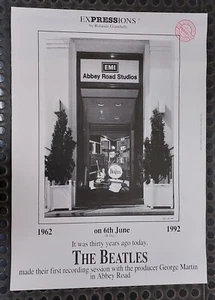 93776 Poster Expressions Giambelli - Beatles Abbey Road Studios - cm 50x70 - Picture 1 of 1