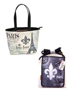  Paris Kombi: Reisetasche und kleinere Umhängetasche Coyne's MV1088 - Bild 1 von 4