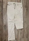 White Pants Cotton Linen Woman marlboro classics T W26 (36 Fr) Mint